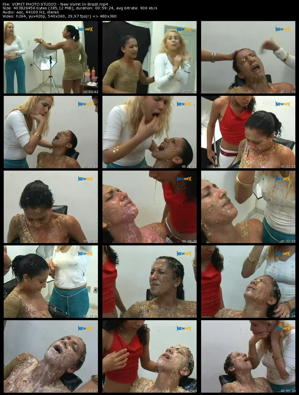 VOMIT PHOTO STUDIO – New Vomit In Brazil_scr - Free Extreme Scat