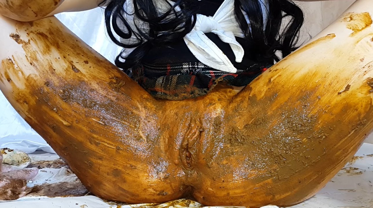 period pussy close up Anna Coprofield shit into its pussy and vagina with feces close-up 2-5 - Free Extreme Scat
