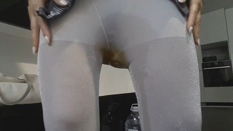 Pantyhose Poop
